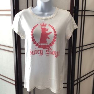 Juicy Couture white tee shirt top